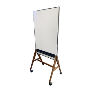 Tableau blanc mobile autoportant avec support en bois Tableaux blancs portables Vente en gros fabricant - Product Image 1