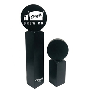 Maniglia del rubinetto della <span class=keywords><strong>birra</strong></span> generica a tiraggio iniziale nero lucido di alta qualità - Product Image 3