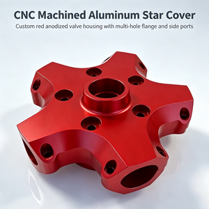 Servicio de Mecanizado de Piezas a Medida, Válvula Mecanizada Multipuerto, Carcasa de Aluminio con Superficie Grabada, Servicio de Fundición a Presión CNC - Product Image 3