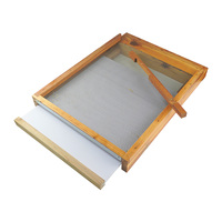 Neuer Witbee Bienenstock mit eingetauchtem Bienenwachs, 10-Rähmchen-Langstroth-Unterboden aus chinesischer Tanne, PVC-Tablett, Edelstahlgitter für die Bienenzucht