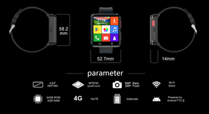 Reloj Inteligente Android S222 con Tarjeta SIM 4G, Pantalla TFT de 2.64 Pulgadas, 4G+64G, Llamada de Video, 1200 mAh, GPS y Función de Monitor de Sueño - Product Image 6