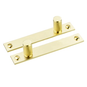 Perillas del Gabinete de cocina tire latón moleteada maneja manijas de cocina oro cajón perillas cómoda manija muebles Hardware manijas - Product Image 1
