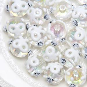 2025 été nouvelle huile lourde perles peintes à la main bricolage chaîne de téléphone portable voiture remorque lanière headrope perles - Product Image 4