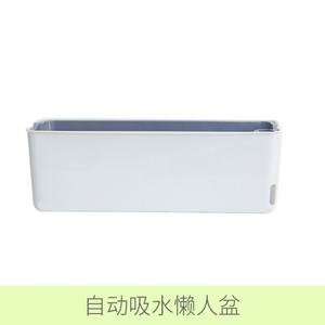 Décoration d'intérieur, produits de jardinage, style nordique, jardinières suspendues en plastique auto-arrosantes pour balcon, jardinières pour balustrade - Product Image 3