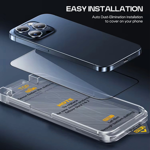 Vente en gros 0.33mm HD facile à installer protecteur d'écran en verre trempé 9H dureté anti-rayures protecteurs pour iPhone 16 téléphone portable - Product Image 2
