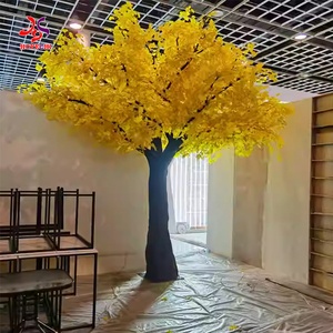 Árbol de <span class=keywords><strong>ginkgo</strong></span> dorado artificial de alta calidad, perfecto para la decoración de eventos, incluidos parques, jardines y eventos corporativos - Product Image 1
