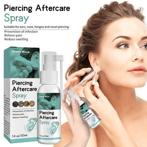South Moon <b>Piercing</b> Aftercare <b>Spray</b> Ear <b>Piercing</b> Cleaning Odor Removal Prevention Pain Relief Swelling Reduction Ear Care Herbal - Product Image 4