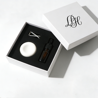 Diffuseur d'huiles essentielles en céramique artisanale avec logo personnalisé, parfumé, en porcelaine, pour voiture, clip de ventilation, désodorisant