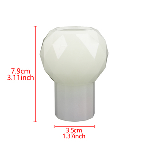 JDM عالمي يتوهج في الظلام الأخضر جولة الكرة تحول مقبض مقبض لسباق ناقل الحركة اليدوي - Product Image 3