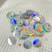 Perles à paillettes en plastique à grand trou de 20 mm pour robes de mode, costumes de performance, accessoires de bijoux DIY et breloques suspendues