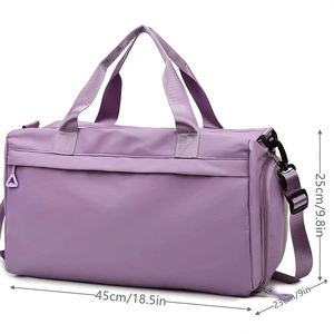 Bolsa de lona personalizada, plegable, impermeable, para gimnasio, deportes, viajes, fin de semana, con muestra gratuita, para hombre - Product Image 6