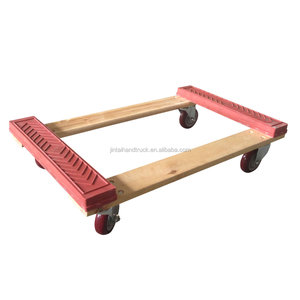 Carretilla de Plataforma de 4 Ruedas Chicago Hard Wood, 32x18 Pulgadas, Capacidad de Carga de 1000 Libras, Carro para Muebles Personalizable OEM - Product Image 1