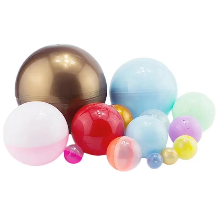 28mm 30mm 40mm 50mm 60mm 65mm 70mm 75mm 80mm 90mm 100mm 120mm 150mm 200mm Plastic transparent capsule empty ball