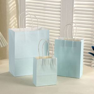 Promotion Vente Flash Échantillon Gratuit Sac en Papier Blanc Personnalisé avec Poignée en Corde pour Vente en Gros - Product Image 5