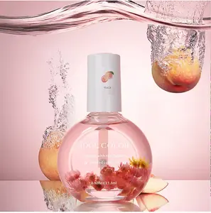 Aceite para cutículas de 27ML con 12 sabores, tratamiento para el crecimiento de las uñas y flor hidratante perfumada, vitamina E, flor nutritiva - Product Image 1