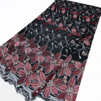 NI.AI Guipure Cordon Dentelle Africain Coton Dentelle Tissu Broderie Suisse Coton Dentelle Tissu