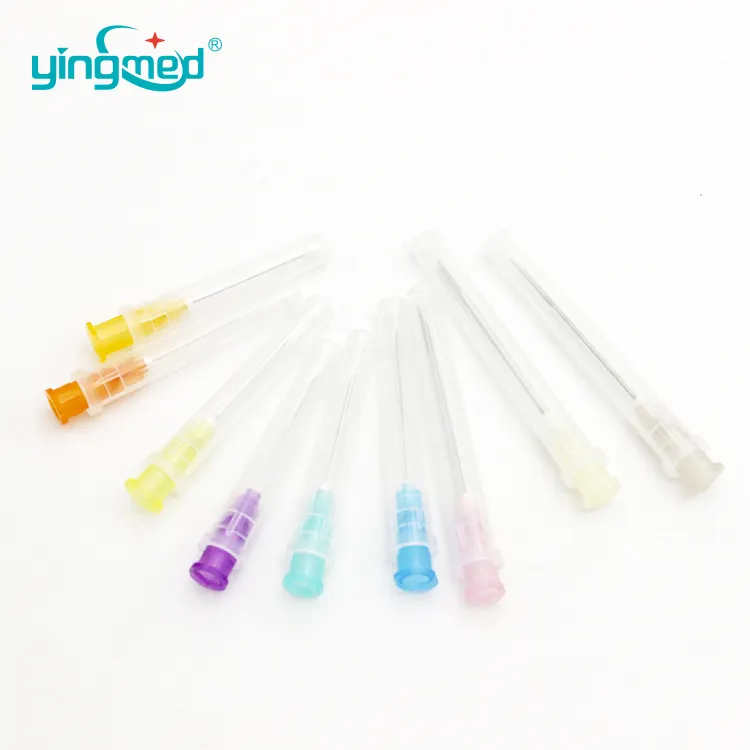 16G-30G Stainless Steel 30 Gauge Needle Color Coded Multi-size Medical Disposable Hypodermic Needle