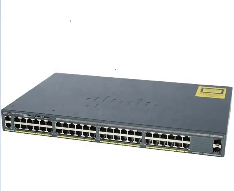 Interruptor de red Gigabit de 48 puertos, WS-C2960X-48TS-LL de transmisión de datos, de precio