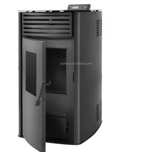 Estufa <span class=keywords><strong>de</strong></span> Leña <span class=keywords><strong>de</strong></span> <span class=keywords><strong>Pellets</strong></span> Independiente para Calefacción Interior, Chimenea Eléctrica, Estufa <span class=keywords><strong>de</strong></span> Acero Laminado en Frío, 19.5KW, Tanque <span class=keywords><strong>de</strong></span> Combustible <span class=keywords><strong>de</strong></span> 20Kg - Product Image 2