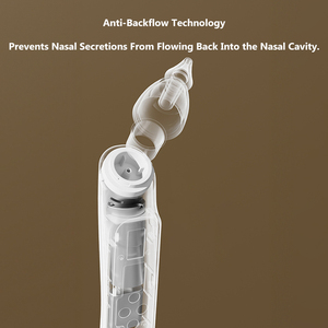 Elektrische babyneuszuiger Verstelbaar zuigniveau Muziek Kalmerend Verstelbaar zuigniveau Elektrische neuszuiger voor peuters - Product Image 3