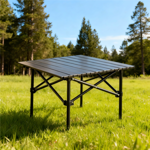 <span class=keywords><strong>Table</strong></span> de Camping <span class=keywords><strong>pliante</strong></span> légère pas chère avec tapis de pied antidérapant pour pique-nique cuisine sac à dos barbecue arrière-cour <span class=keywords><strong>plage</strong></span> - Product Image 6