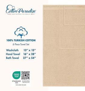 Ensemble de serviettes de qualité supérieure en coton 100% ring-spun 600 GSM, couleur unie, écologiques, séchage rapide, très absorbantes, ultra douces pour un usage quotidien - Product Image 4
