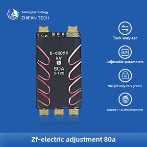 80A hai chiều không chổi than ESC rov Thruster điều khiển tốc độ nhựa điều khiển điện cho dưới nước robot RC Mô hình phụ kiện - Product Image 6