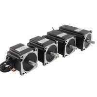 Moteur pas à pas Hanpose Nema34 86*86*118mm 34HS8040/9850/11860/15660 pour machine de gravure CNC, moteur pas à pas Nema 34 à couple élevé