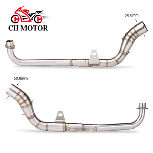 Système d'échappement pour YAMAHA EX5 Dream 2015-2022, tuyau d'échappement avant en acier inoxydable, interface 51 mm, ligne d'échappement de moto - Product Image 1