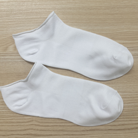 Chaussettes de cyclisme aérodynamiques sur mesure, coupe basse, partie inférieure semi-finie non finie