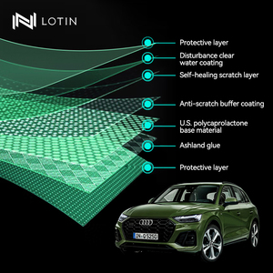 Film de protection de peinture TPH 7,5 mil pour voiture, noir brillant, autocollant PPF, vente en gros usine - Product Image 6