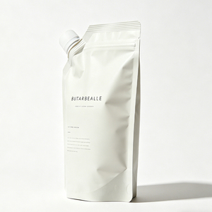 Pochette souple personnalisée avec logo imprimé, qualité alimentaire, 250ml/500ml, avec bec verseur, pour beurre corporel, crème solaire de luxe, emballage en aluminium multicouche - Product Image 3