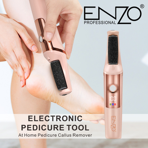 ENZO Beauty Salon Outils de pédicure Éliminateur de callosités électrique sans fil, le <span class=keywords><strong>meilleur</strong></span> appareil rechargeable pour les callosités sèches et rugueuses des talons - Product Image 3
