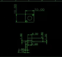 Keypad karet konduktif silikon satu tombol kustom tersedia