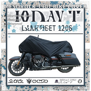 MESOROCK 190T Housse de <span class=keywords><strong>moto</strong></span> légère, demi-couverture, imperméable, en polyester, coupe-vent et imperméable, Fundas Para Motos - Product Image 2
