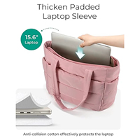 Nouveau sac à main souple pour femmes, grande capacité, organisateur multifonction, étui pour ordinateur portable, adapté au bureau et aux voyages, enseignant, infirmière, OEM/ODM