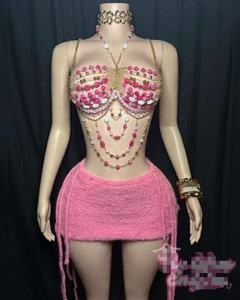 Conjunto de Top Corto Halter Sexy y Minifalda para Mujer, Estilo Y2K, Conjunto de Minifalda Ajustada, Conjunto de Dos Piezas para Mujer, Ropa de Verano, Ropa de Club - Product Image 4