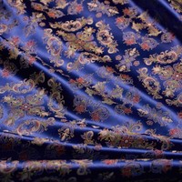 Tissu en Soie Pure de Qualité Luxe avec Imprimé Type Broderie Mûrier pour Robe de Soirée/Écharpe - Vente en Gros Prix Usine