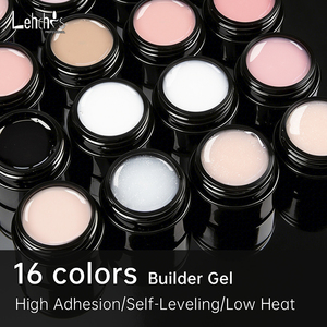 Lehchis 15ml 3 en 1 Gel Duro Transparente Autonivelante Sin Sensación de Quemadura para Fortalecimiento y Construcción de Uñas, Marca Privada - Product Image 1