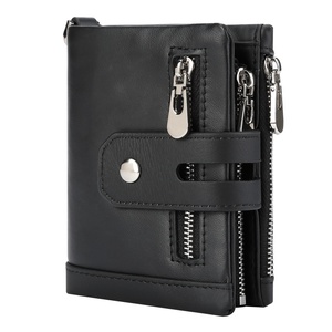 Perfect Gift Rfid Hot Sale Cowhide Wallet Genuine Leather Card Holders for Men - Product Image 3