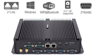 Mini PC Industrial con Chipset Intel QS77 Express, I3/I5/I7 4500U, 8GB DDR3, 2 Puertos LAN, 2 Puertos HD, Computadora Integrada con Windows 10