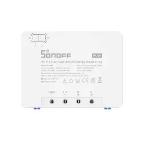 Sonoff POWR3 WiFi Smart DIY Switch 25A 5500W eWelink Voice Control Power Metering Overload Protect Energy Saving Support Alexa