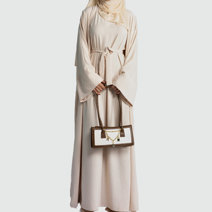 Conjunto de Abaya Multicolor, Mangas de campana que fluyen, corbata, cintura, cascada, cortina, proveedor de Gala nocturna, Tier Import Flex - Product Image 1