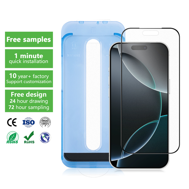 Hot Selling Anti-Dust Anti-Glare Esd Anti-Reflective Screen Protector Tempered Glass for Iphone 17 Protectors
