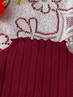 Ensemble deux pièces pour bébé fille d'automne avec haut à manches longues et robe d'été en polyester/coton, tenue décontractée