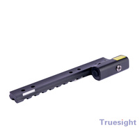Dispositif laser LS60 520nm 5mW, boîtier en aluminium 6061, marche/arrêt à un clic, mode stroboscopique 3s, résistant à l'eau IPX4, point rouge tactique