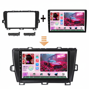 Pantalla para Auto Jiawell de 9 Pulgadas Compatible con Carplay y Android Auto, Navegación GPS, Cámara FM, Reproductor de DVD para <span class=keywords><strong>Toyota</strong></span> <span class=keywords><strong>Prius</strong></span> 2009-2015 - Product Image 2