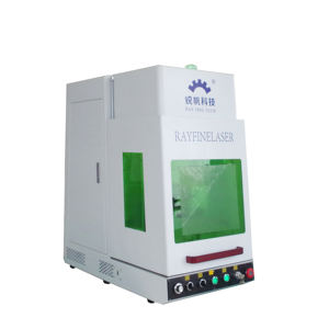 เครื่องเลเซอร์ไฟเบอร์ JPT กำลัง 30W 50W 60W 100W สำหรับสลักโลหะ ตัดเครื่องประดับ พร้อมระบบโฟกัสอัตโนมัติ / ระบบโรตารี่ / ระบบกำหนดตำแหน่งด้วยกล้อง - Product Image 2