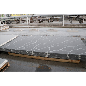 Nouveau matériau bonne qualité Calacatta veines traçage artificiel fritté marbre pierre Jumbo dalles - Product Image 1