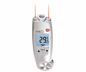 เทอร์โมมิเตอร์วัดอุณหภูมิอาหารแบบดิจิตอล Testo 104-IR - ใช้งานได้สองแบบ ทั้งแบบอินฟราเรดและแบบเจาะลึก - Product Image 2